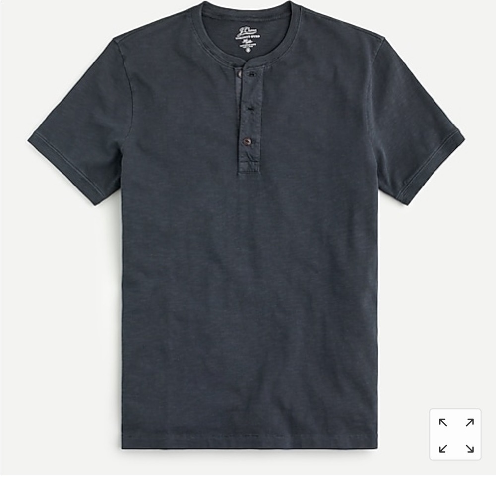 Brand new mens henley tee